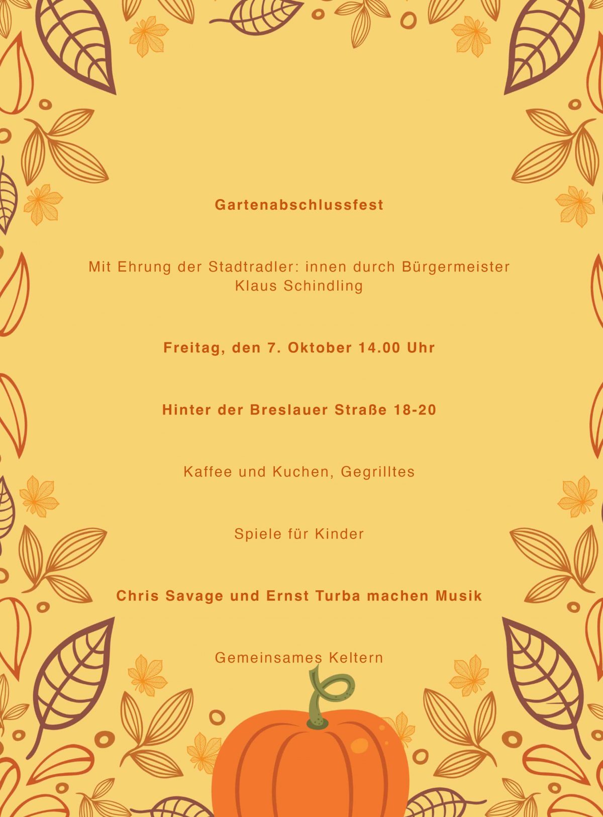 Einladung Gartenabschlussfest STADTTEILB RO Hattersheim einladung-gartenabschlussfest-stadtteilb-ro-hattersheim